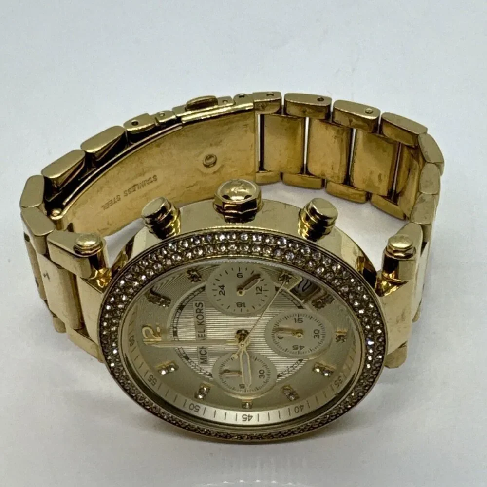 Michael Kors Parker MK5354 Women Stainless Steel Analog Dial Quartz Watch JNA405
